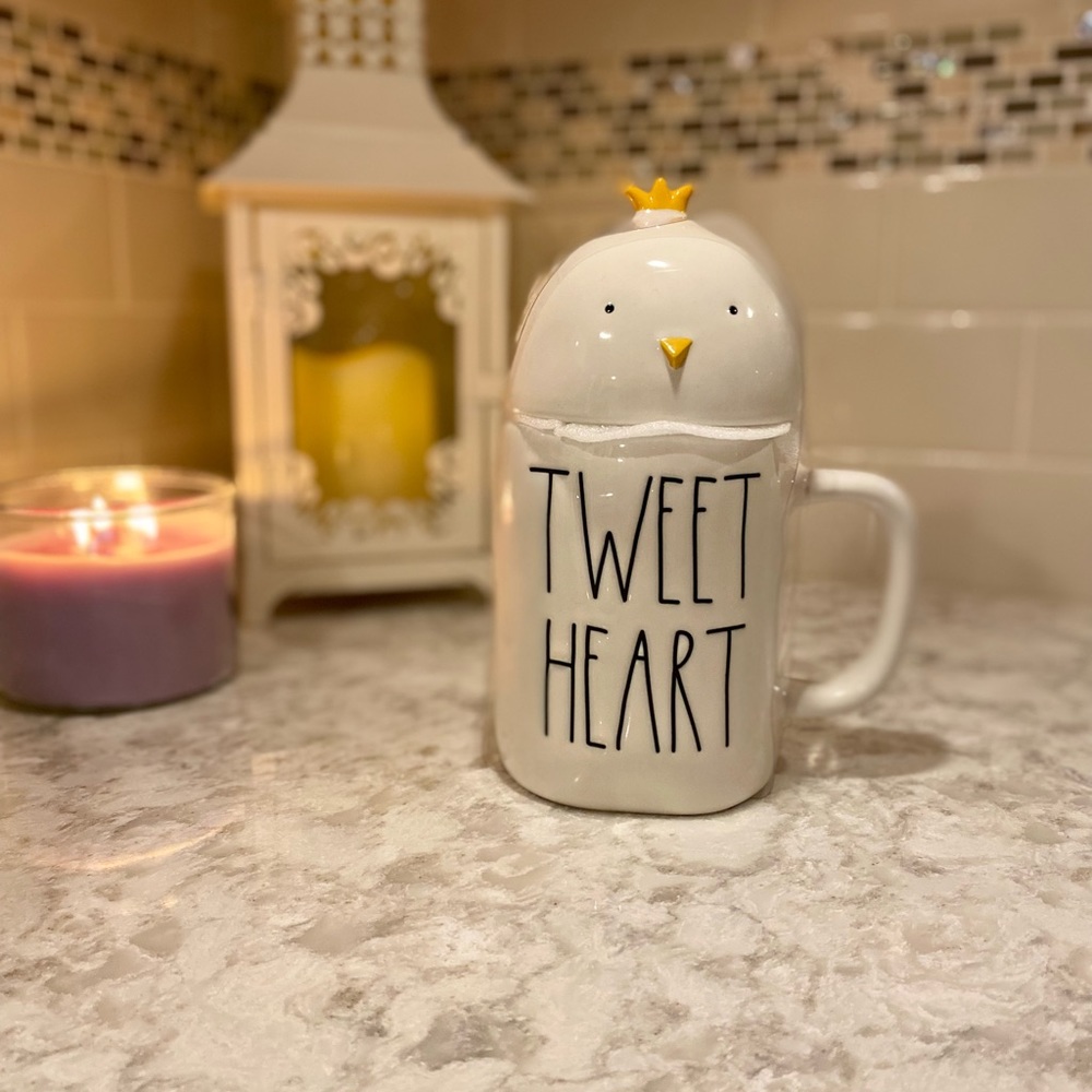 🌷Rae Dunn TWEETHEART Mug and Topper!🌷